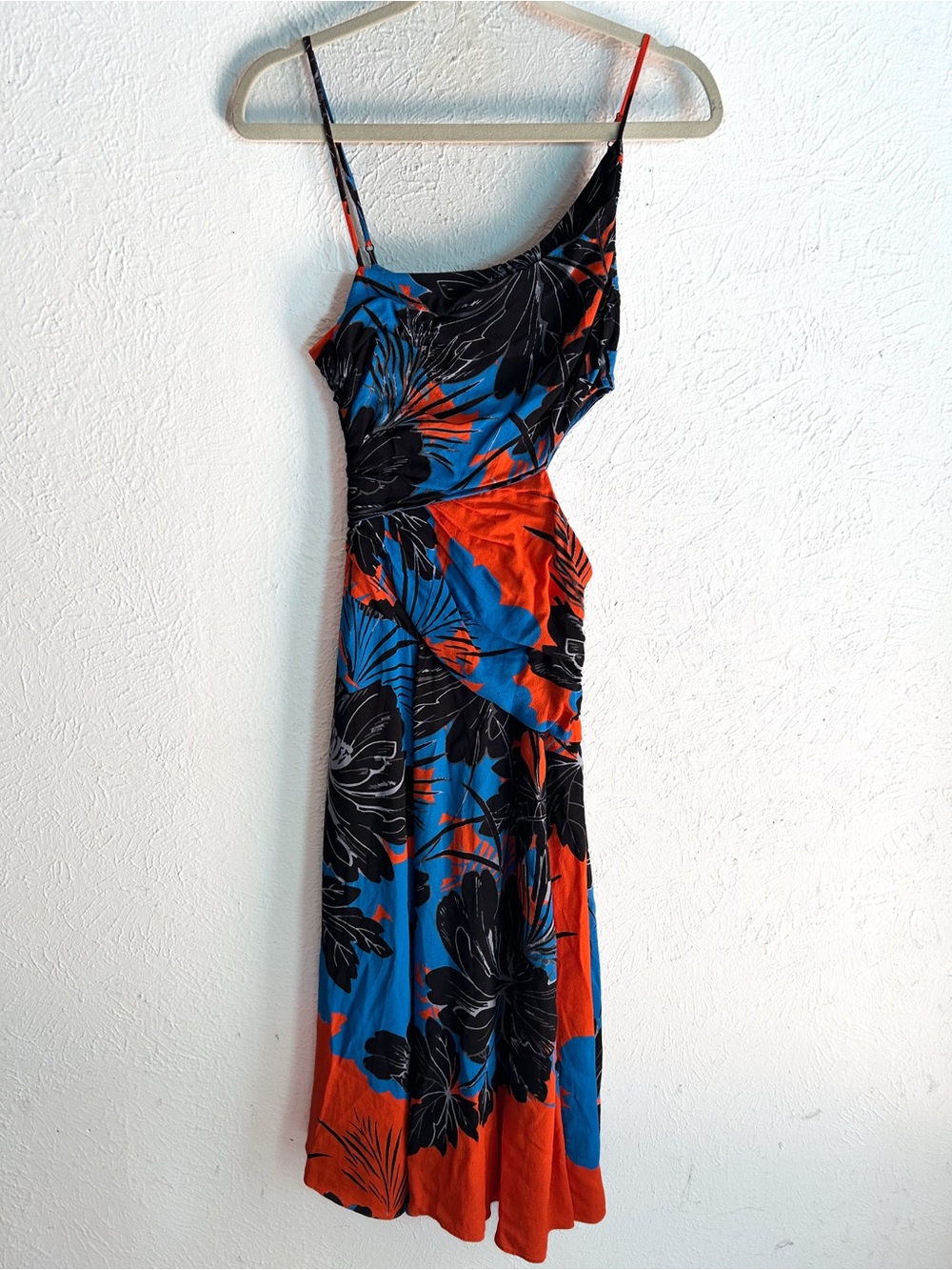 Anthropologie Plenty by Tracy Reese Printed Asymmetrical Cutout Dress Small - Picture 2 of 6